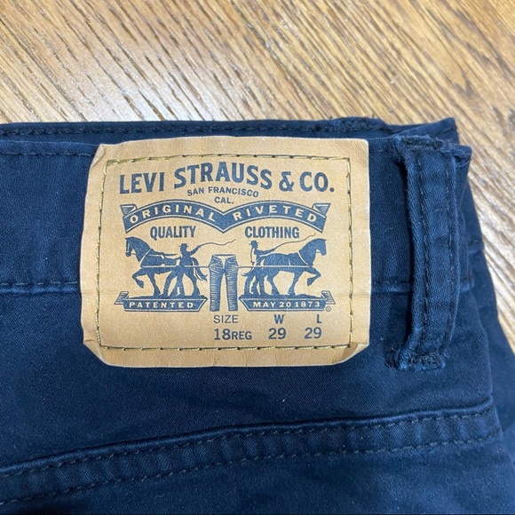 Black Levi’s 511 Slims 18reg W29 L29 - Picture 3 of 6